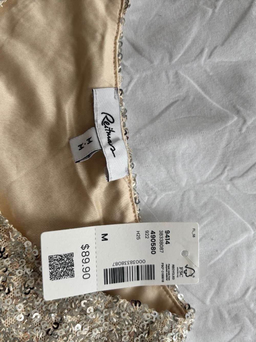 Reitmans Long-Sleeve Mini Bodycon Sequins Dress